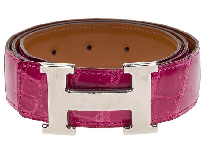 Hermès HERMES Zubehör aus rosa Krokodil - 102247 Pink - Ansicht 2