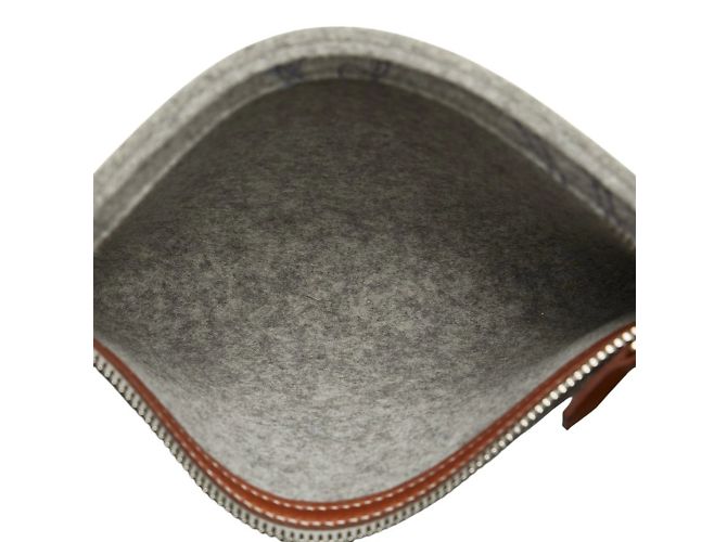 Borsa Tote Karimi MM di Hermès Marrone - vista 6