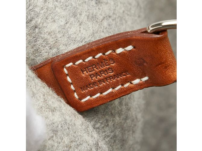 Borsa Tote Karimi MM di Hermès Marrone - vista 7