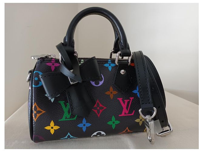 Neo speedy Louis Vuitton x Takashi Murakami Nano Speedy Multicolore - vista 4
