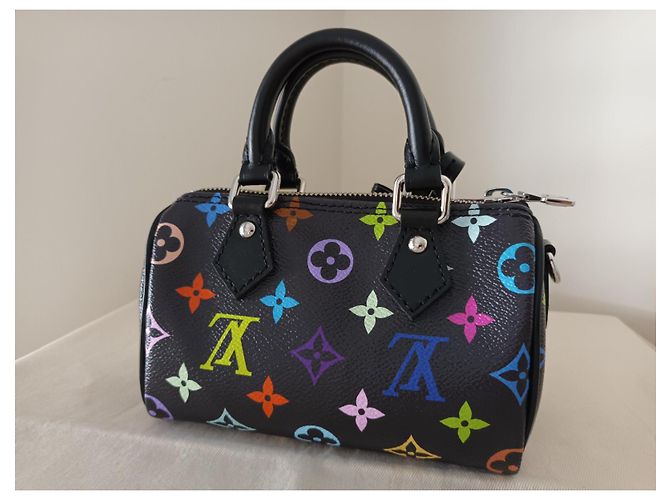 Neo speedy Louis Vuitton x Takashi Murakami Nano Speedy Multicolore - vista 6