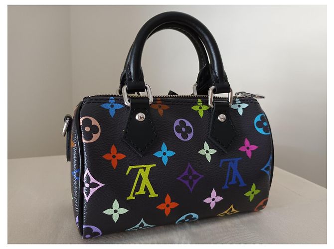 Neo speedy Louis Vuitton x Takashi Murakami Nano Speedy Multicolore - vista 7