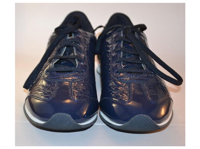 Armani Jeans Sneaker blau Lack Größe 40 - Ansicht 2