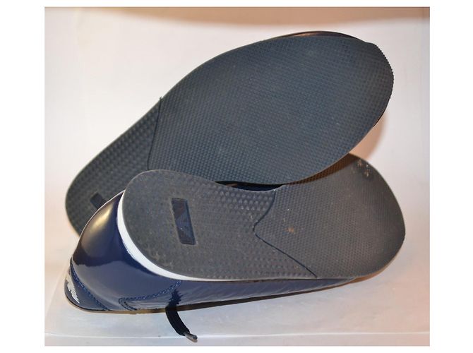 Armani Jeans Sneaker blau Lack Größe 40 - Ansicht 4