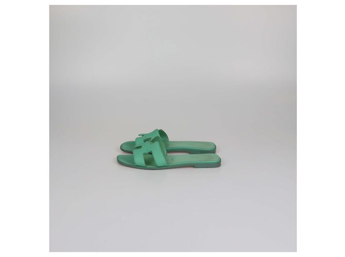 Oran Hermès HERMES Bailarinas T.EU 37 Cuero Verde - vista 4
