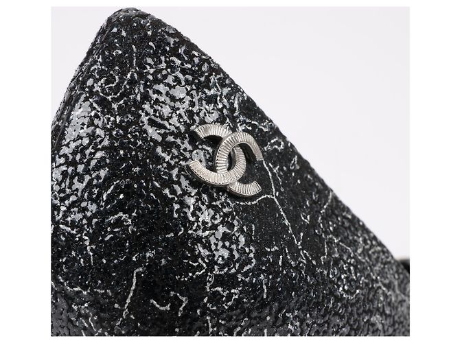 Timeless Chanel Coco Mark Lederabsätze Schwarz × Silber G29571, Größe 36 EU - Ansicht 7