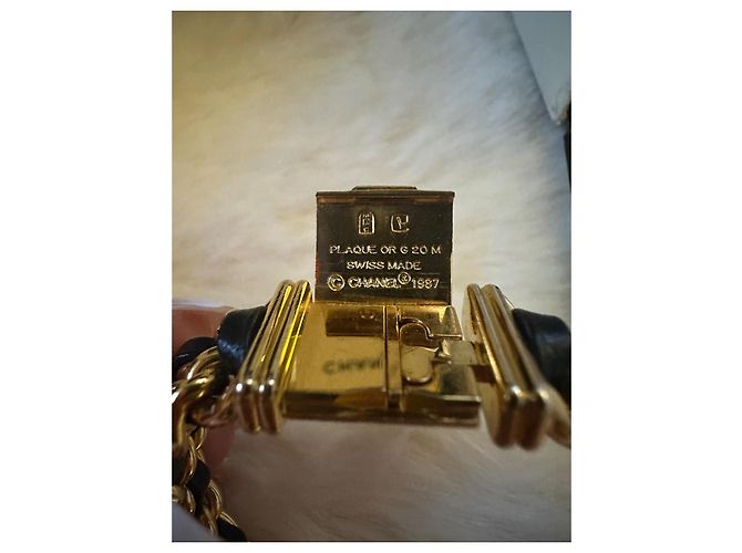 Première Orologio vintage Chanel Premiere con i suoi documenti Nero D'oro - vista 10