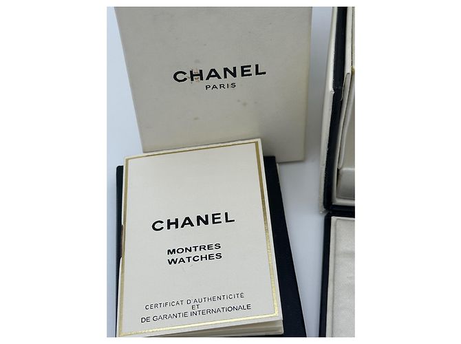 Première Orologio vintage Chanel Premiere con i suoi documenti Nero D'oro - vista 3