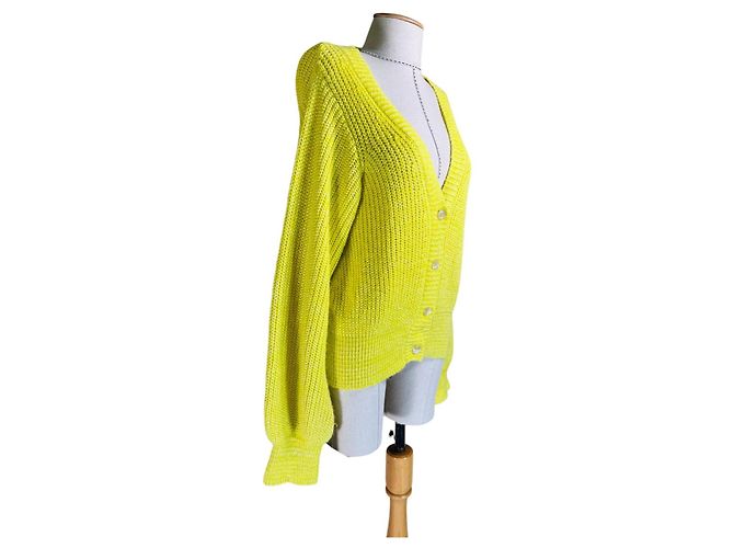 Cardigan Mads Norgaard Gelb - Ansicht 2