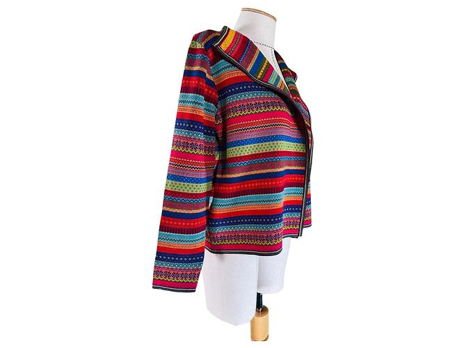 Autre Marque Cárdigan Invero de lana a rayas Multicolor - vista 2