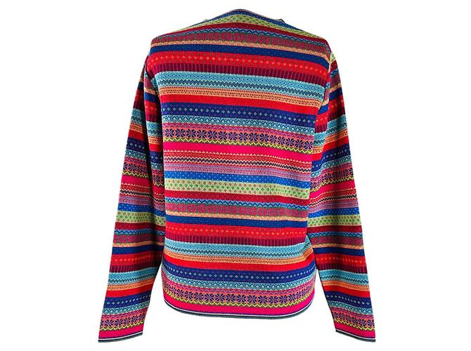 Autre Marque Cárdigan Invero de lana a rayas Multicolor - vista 3