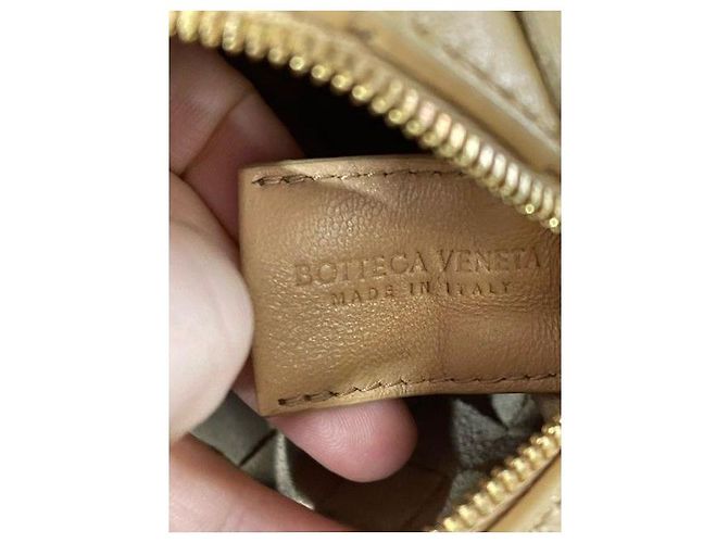 Bottega Veneta Mini Intrecciato Loop Sac à Bandoulière en Cuir d'Agneau Jaune - vue 8