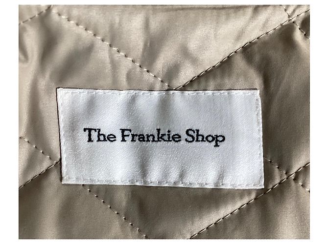 Autre Marque A jaqueta acolchoada Maine da Frankie Shop em nylon bege - vista 12