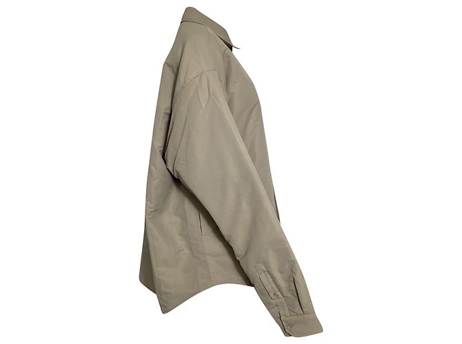 Autre Marque A jaqueta acolchoada Maine da Frankie Shop em nylon bege - vista 2