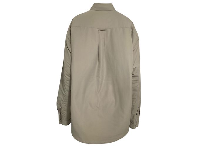 Autre Marque A jaqueta acolchoada Maine da Frankie Shop em nylon bege - vista 3