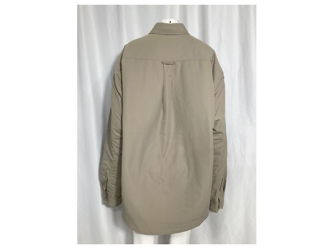 Autre Marque A jaqueta acolchoada Maine da Frankie Shop em nylon bege - vista 9