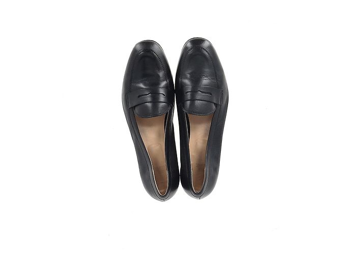 Iris & Ink Mocassini Penny in Pelle Nera - vista 9