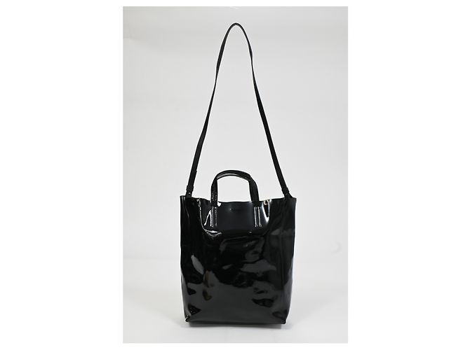 Acne Studios Tote Bag in Black Patent Leather - view 17