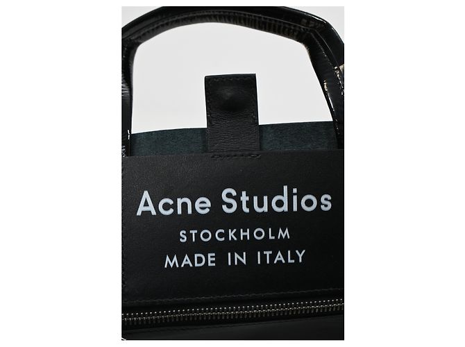 Acne Studios Tote Bag in Black Patent Leather - view 22
