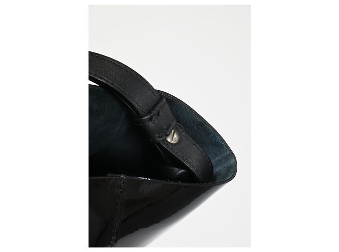 Acne Studios Tote Bag in Black Patent Leather - view 24