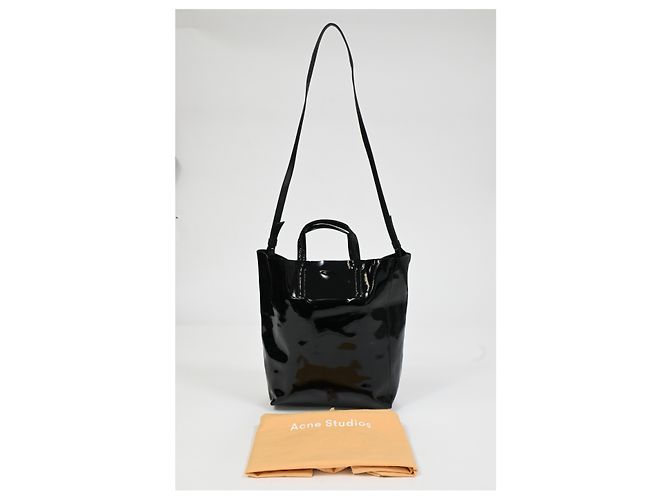 Acne Studios Tote Bag in Black Patent Leather - view 32