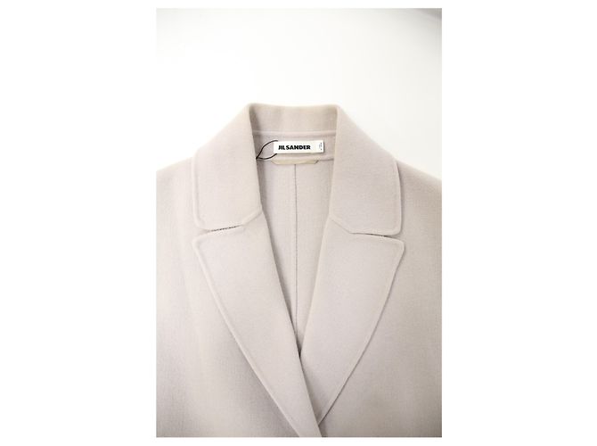 Gilet senza maniche Jil Sander in lana grigia - vista 10