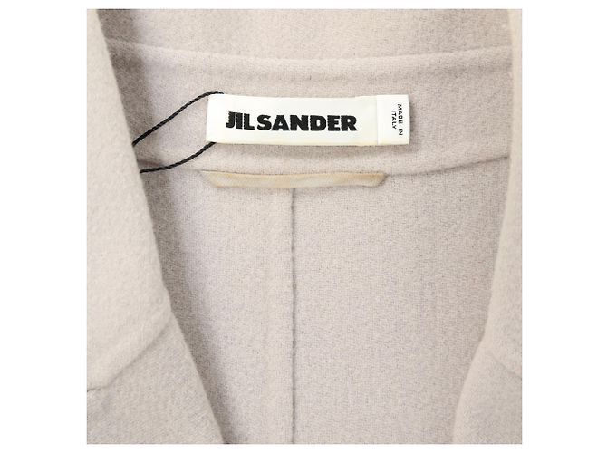 Gilet senza maniche Jil Sander in lana grigia - vista 4