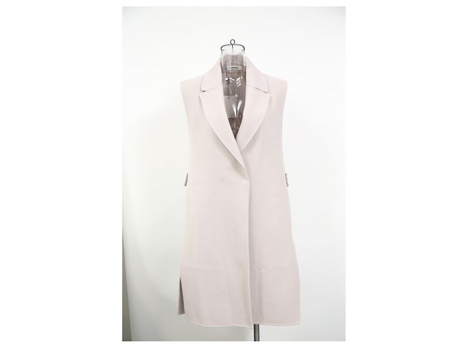 Gilet senza maniche Jil Sander in lana grigia - vista 6