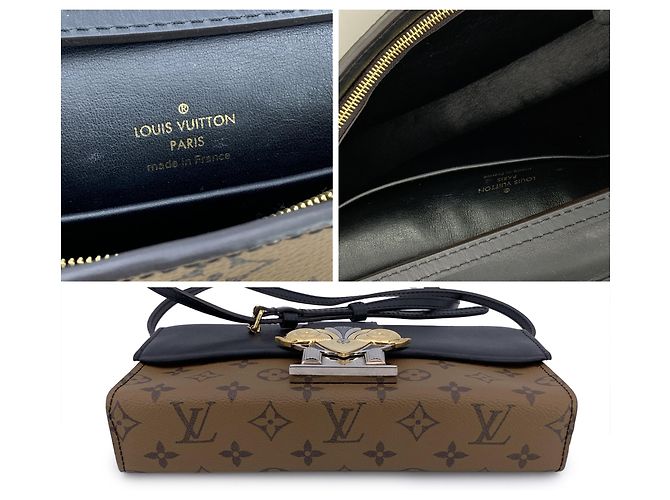 Twist Louis Vuitton Pochette Sac à Main Monogram Reverse Canvas Column Multicolore - vue 4