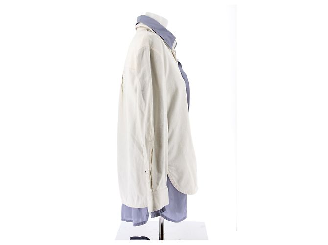 BOTTEGA VENETA Tops T.IT 42 Algodón Blanco - vista 3