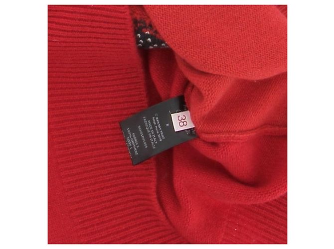 SCHIAPARELLI Malhas T.FR 38 Cashmere Vermelho - vista 5