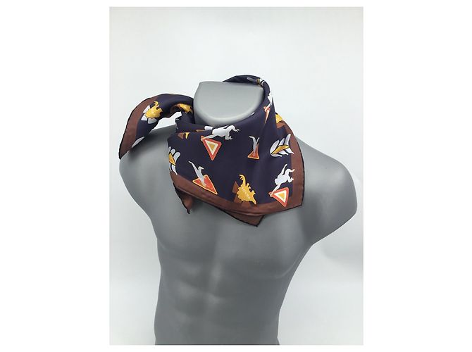 Pañuelo de seda Prada con estampado abstracto Multicolor - vista 10