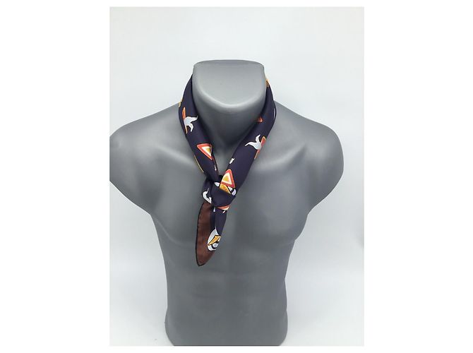 Pañuelo de seda Prada con estampado abstracto Multicolor - vista 11