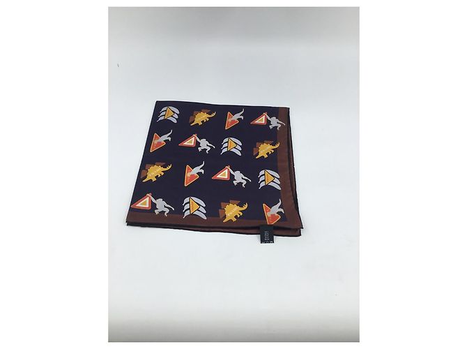 Pañuelo de seda Prada con estampado abstracto Multicolor - vista 7