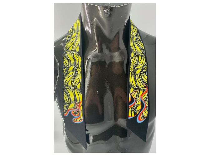 Prada Seidenschal mehrfarbig reversibel Mehrfarben - Ansicht 12