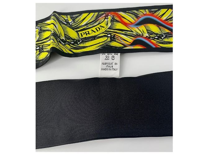 Prada Seidenschal mehrfarbig reversibel Mehrfarben - Ansicht 9