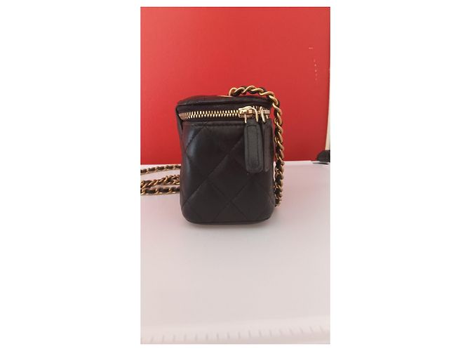 Vanity Borsa Chanel in pelle nera Nero - vista 11