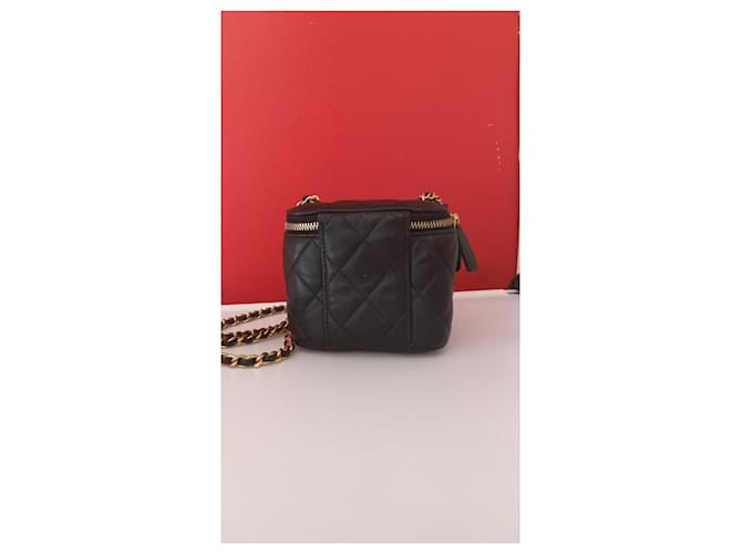 Vanity Borsa Chanel in pelle nera Nero - vista 12