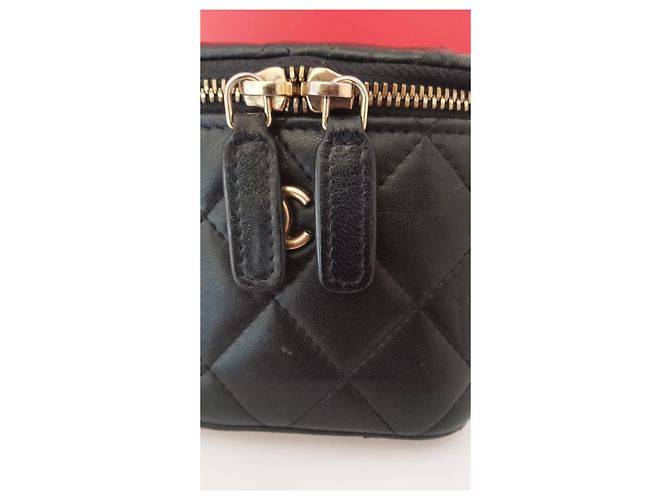 Vanity Borsa Chanel in pelle nera Nero - vista 8