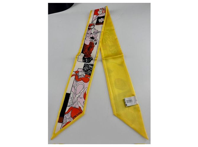 Prada Seidenschal mehrfarbig Mehrfarben - Ansicht 7
