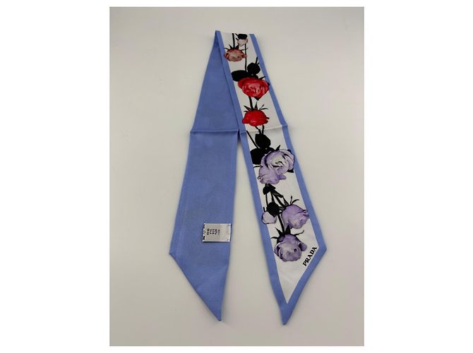 Prada Reversibler Seidenschal Mehrfarbig Mehrfarben - Ansicht 3