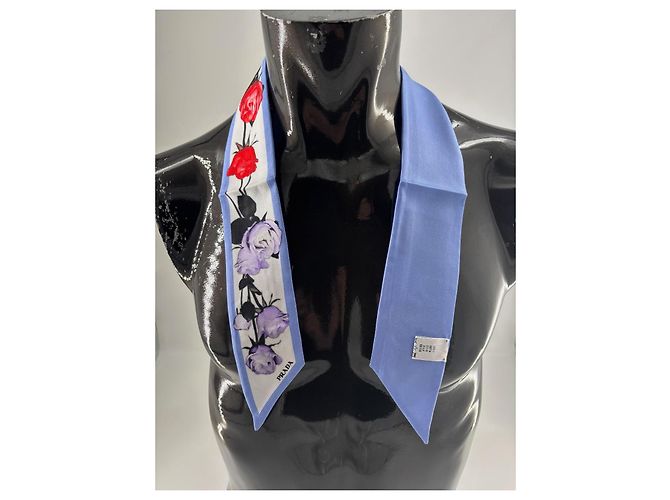 Prada Reversibler Seidenschal Mehrfarbig Mehrfarben - Ansicht 7