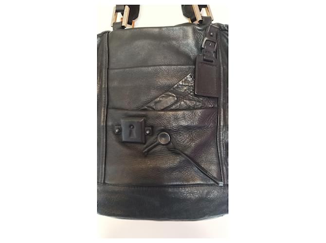 Borsa Chloé in pelle nera Nero - vista 12