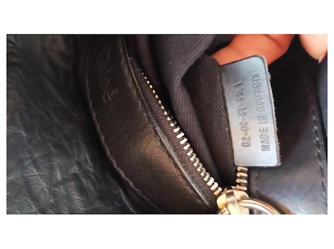 Borsa Chloé in pelle nera Nero - vista 5