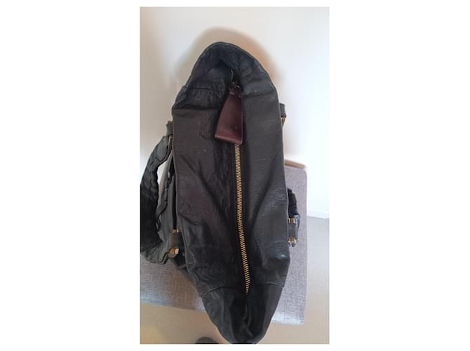 Borsa Chloé in pelle nera Nero - vista 7