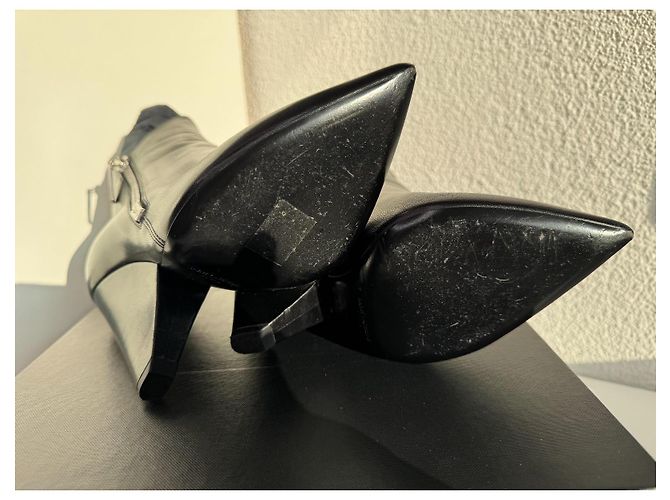 Botas Niki Saint Laurent Paris talla 37,5 negras Negro Hardware de plata - vista 11