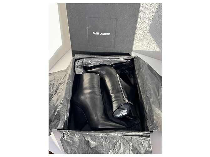 Botas Niki Saint Laurent Paris talla 37,5 negras Negro Hardware de plata - vista 12