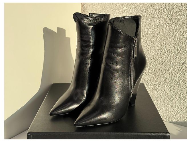 Botas Niki Saint Laurent Paris talla 37,5 negras Negro Hardware de plata - vista 3