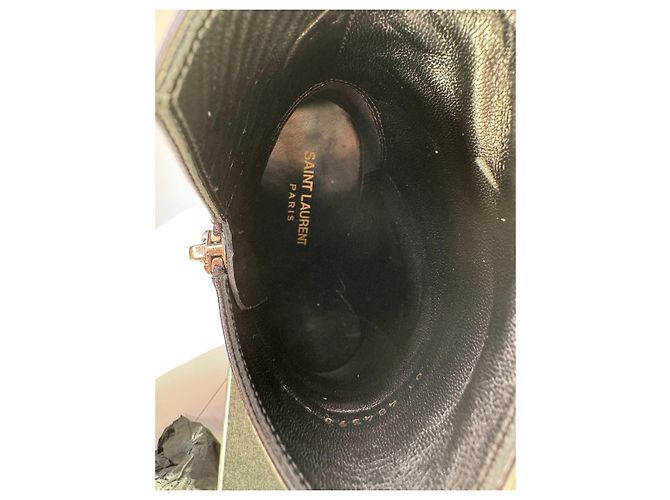 Botas Niki Saint Laurent Paris talla 37,5 negras Negro Hardware de plata - vista 9