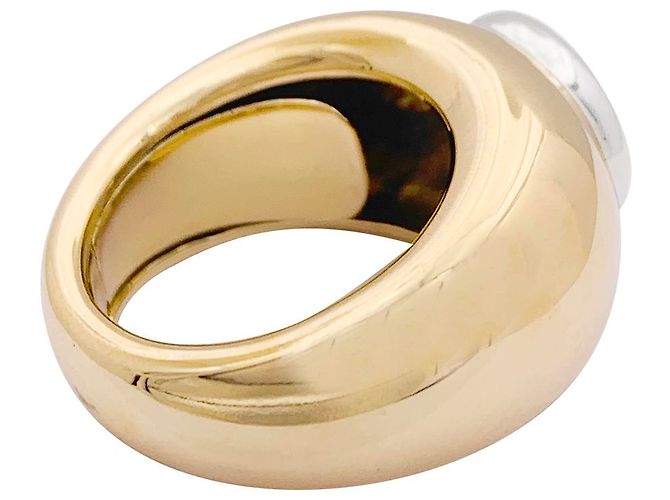 inconnue Ring aus zwei Goldarten, 2,02 Karat Diamant. - Ansicht 3